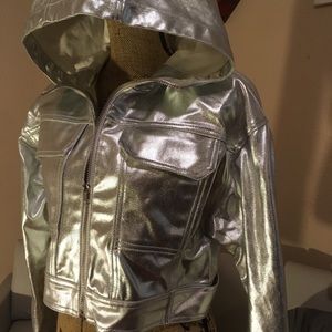 👽Trendy Metallic Jacket👽